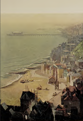 Hastings from East Hill (Donald Maxwell) 1924